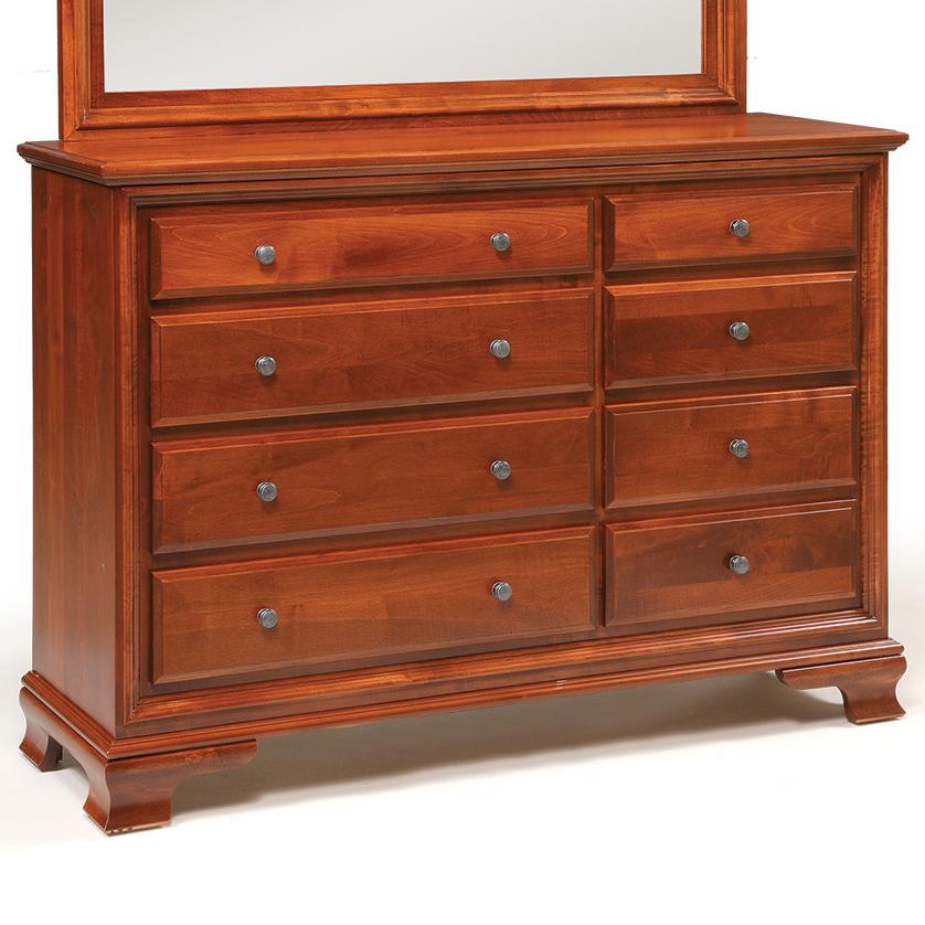 Daniel's Amish Classic 8Drawer Triple Dresser Conlin's Furniture